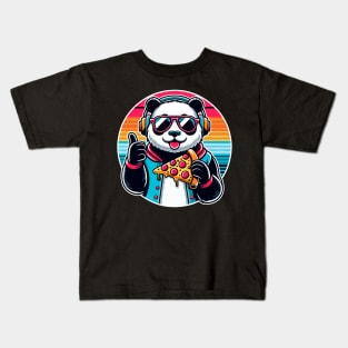 Rad 80's Panda Kids T-Shirt